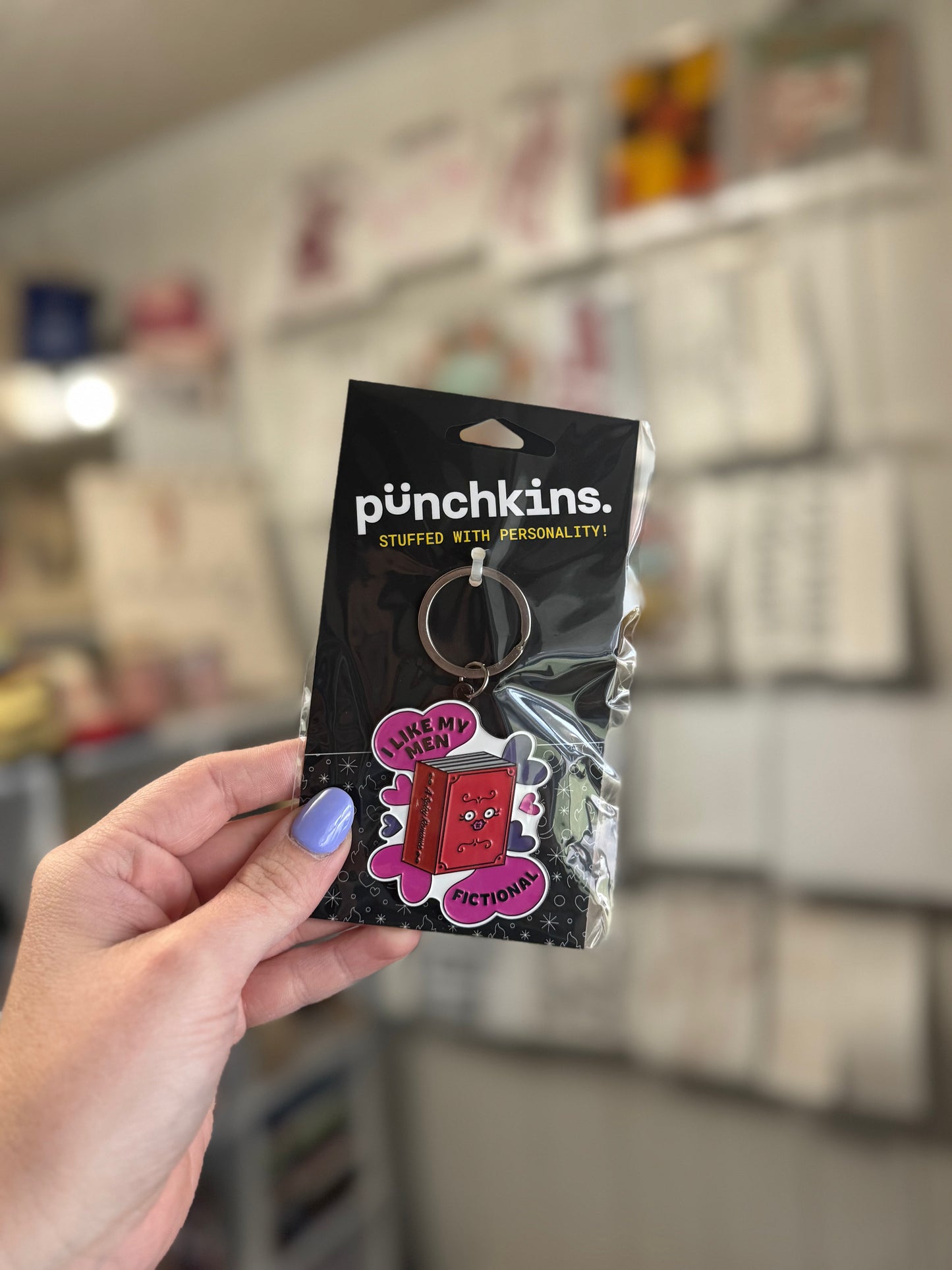 I like my men fictional keychain